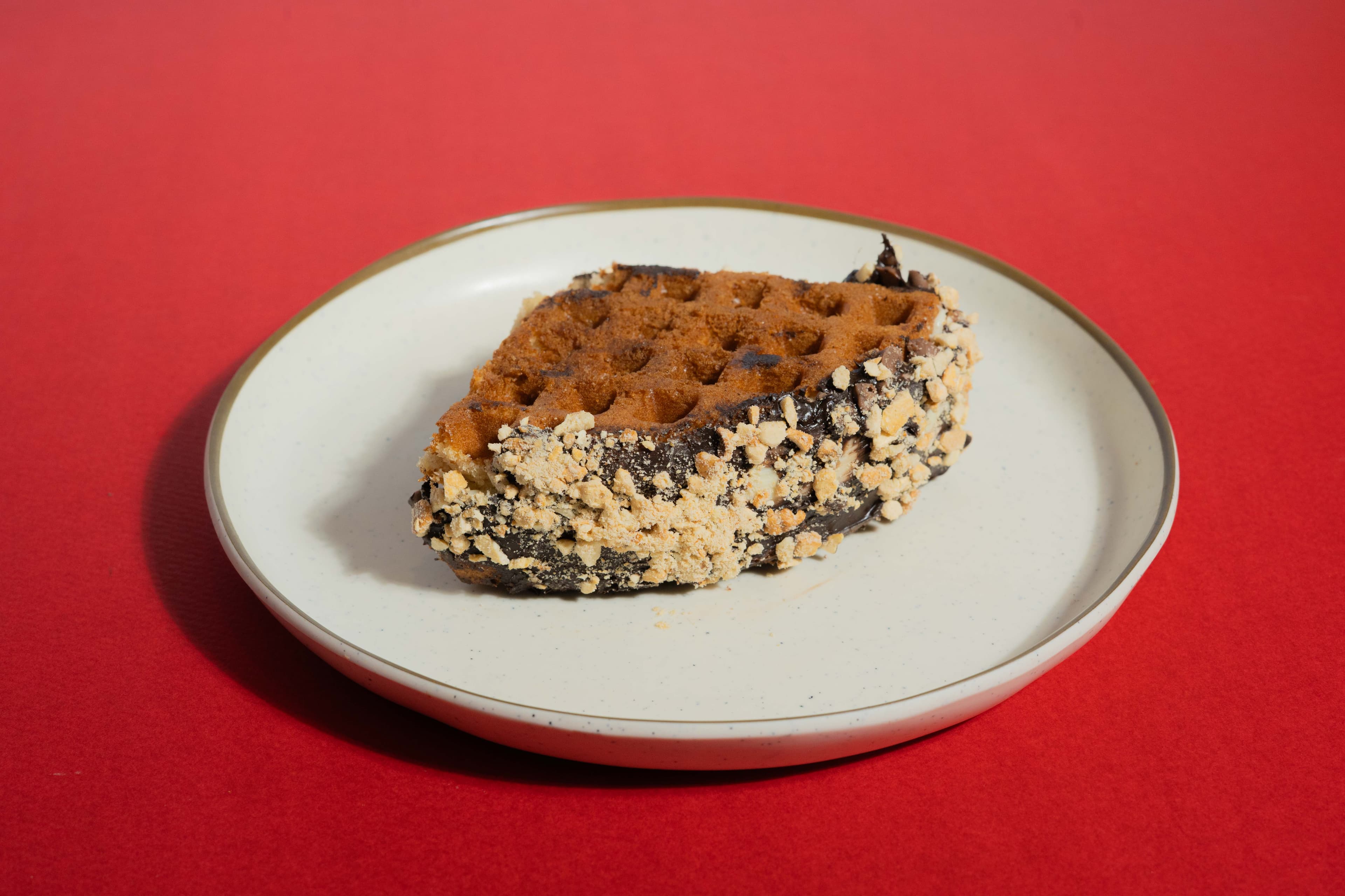 Nutty Chocolate Waffle
